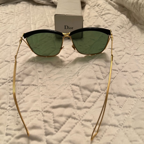 Christian Dior So Electric MY2DJ 58 Gold Black Green MY2 - Picture 4 of 7